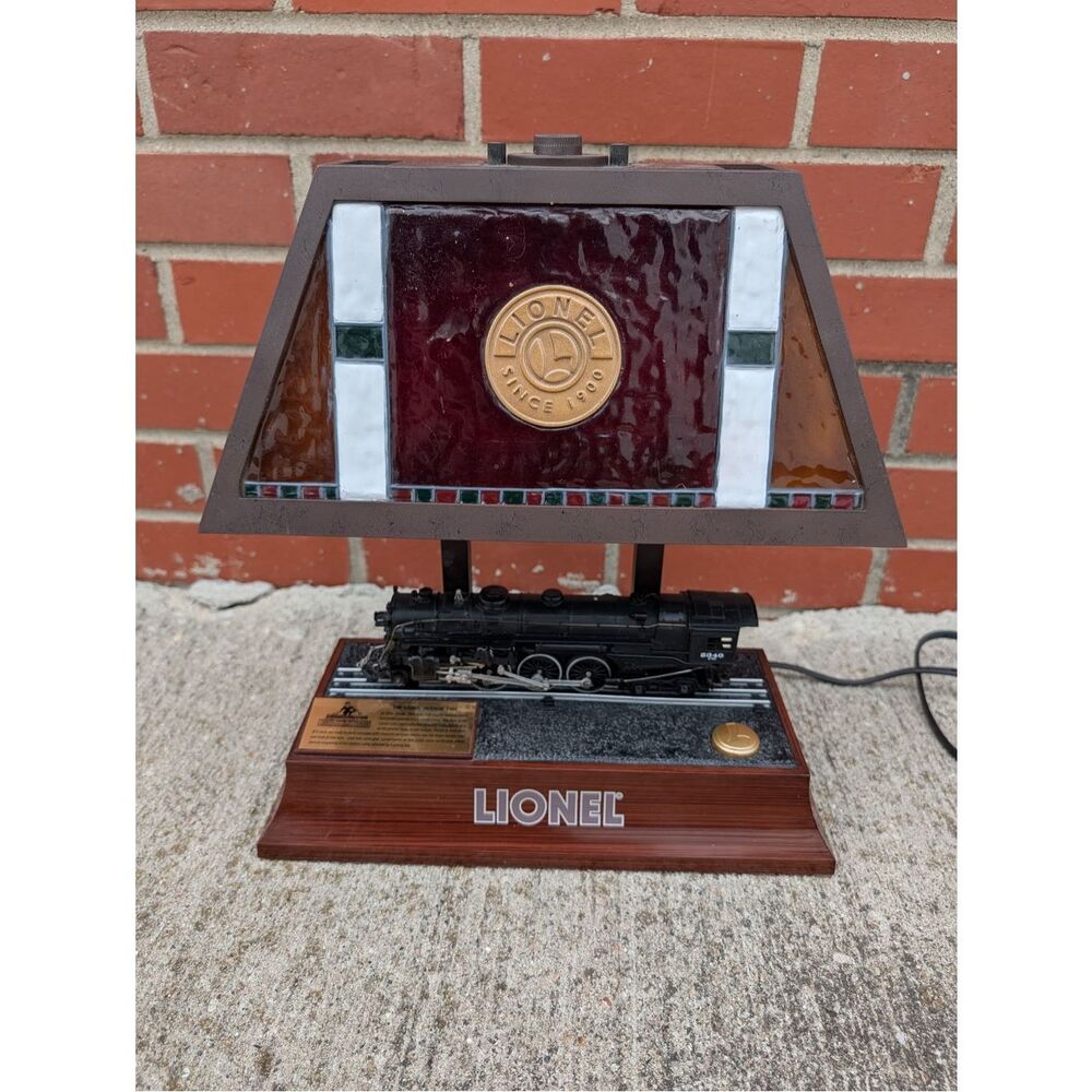 Lionel Train Animated Hudson 700E Locomotive Table Lamp Motion Sound Tested!
